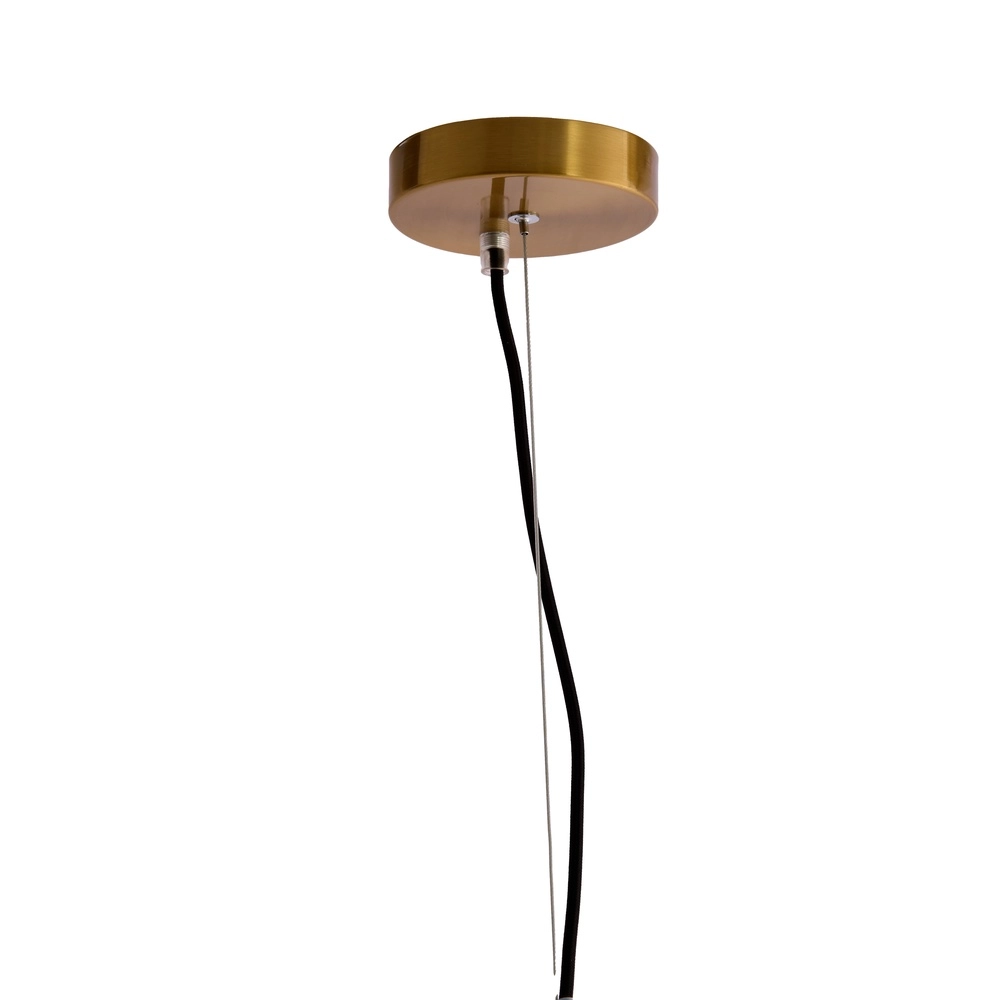 Glazen hanglamp Leona Ø 40cm - amber glas Light & Living 8717807834029
