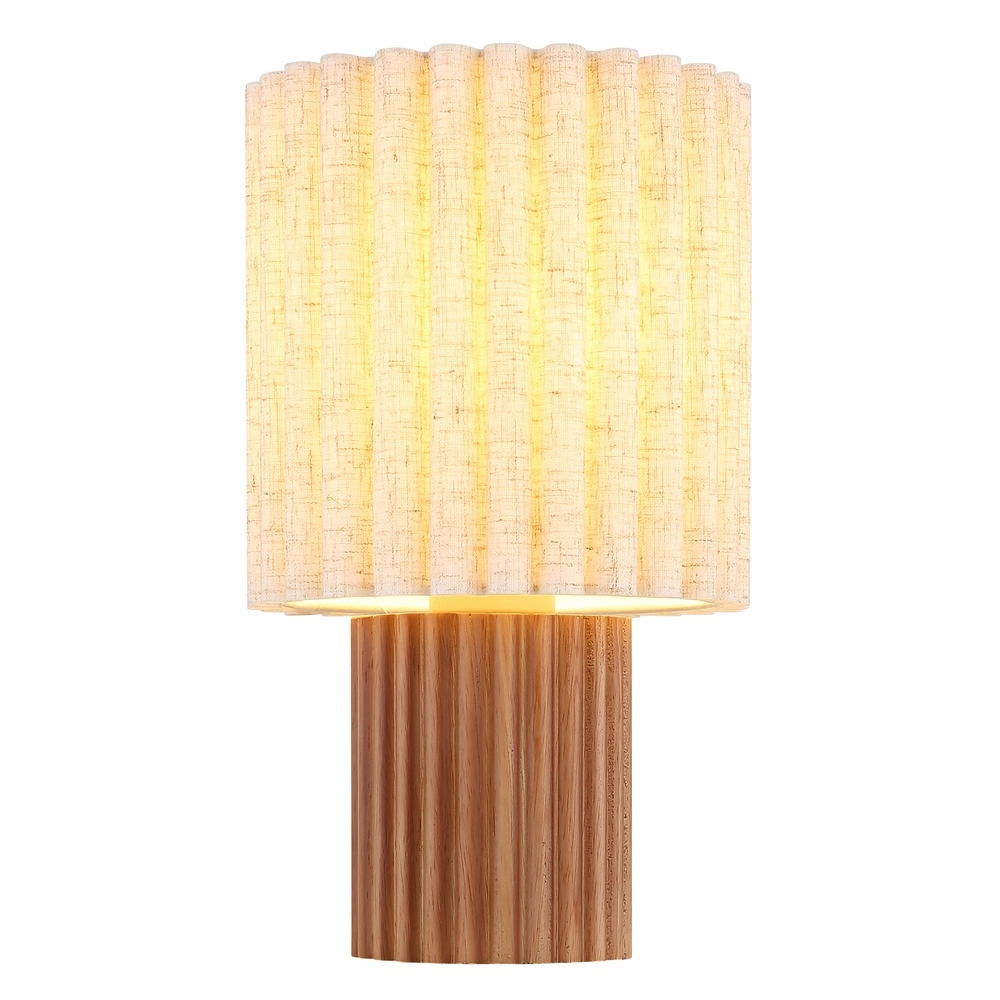 Unieke tafellamp Jannie bruin rond Globo 9007371586905