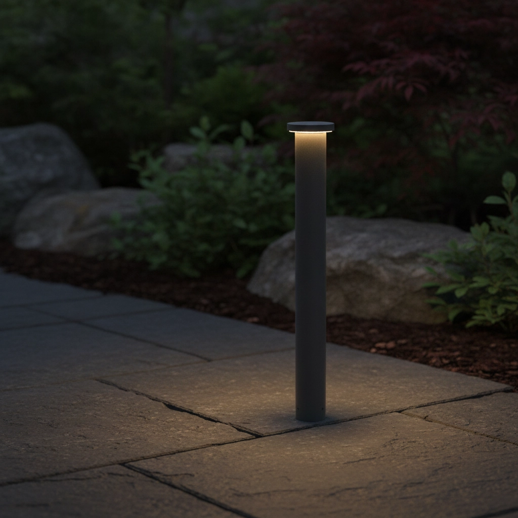Moderne padverlichting Bast donkergrijs 65cm - 2700K
