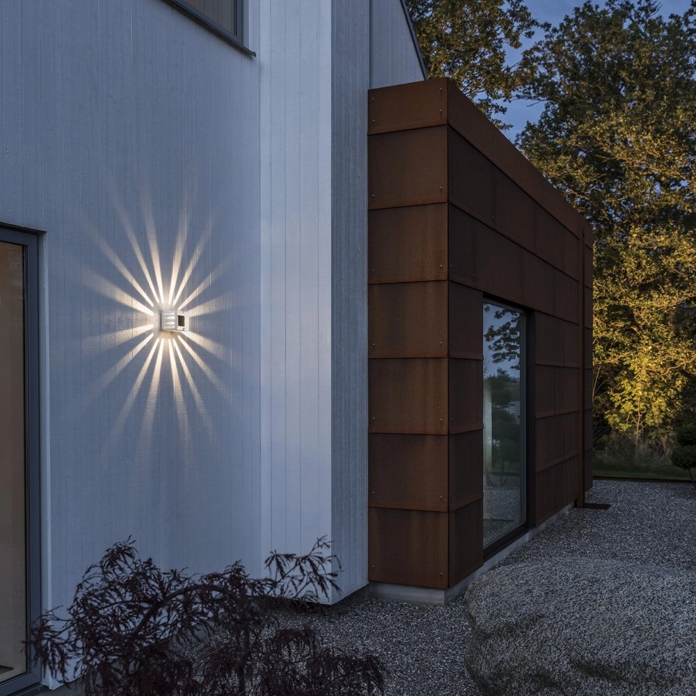 Led buitenlamp Pescara Square 11cm wit KonstSmide 7318307978254