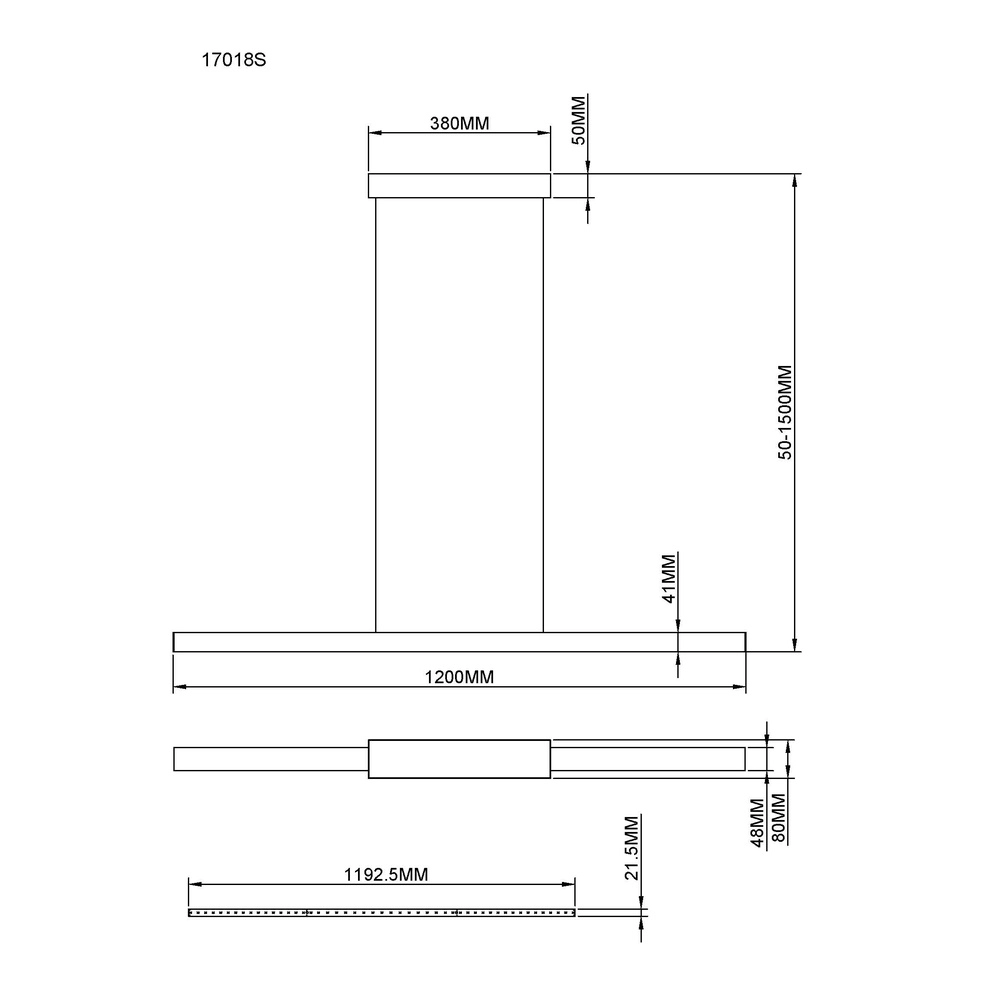 Design hanglamp Cody zwart Globo 9007371525997