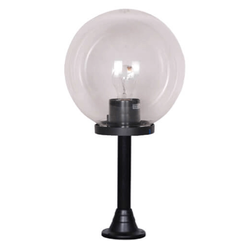 Tuinlamp Globe Bolano 91cm. staand transparant