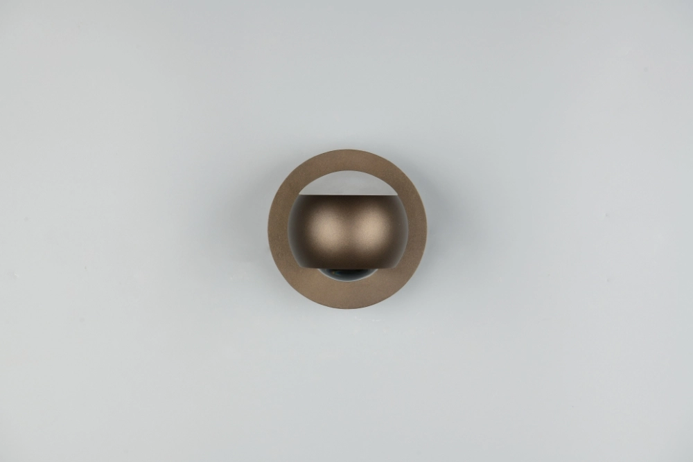 Led wandlamp Orbit platinum bruin Trio 4017807686630