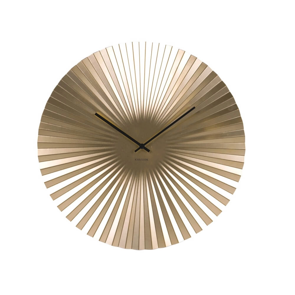 Wandklok Sensu XL goud - Ø 50cm