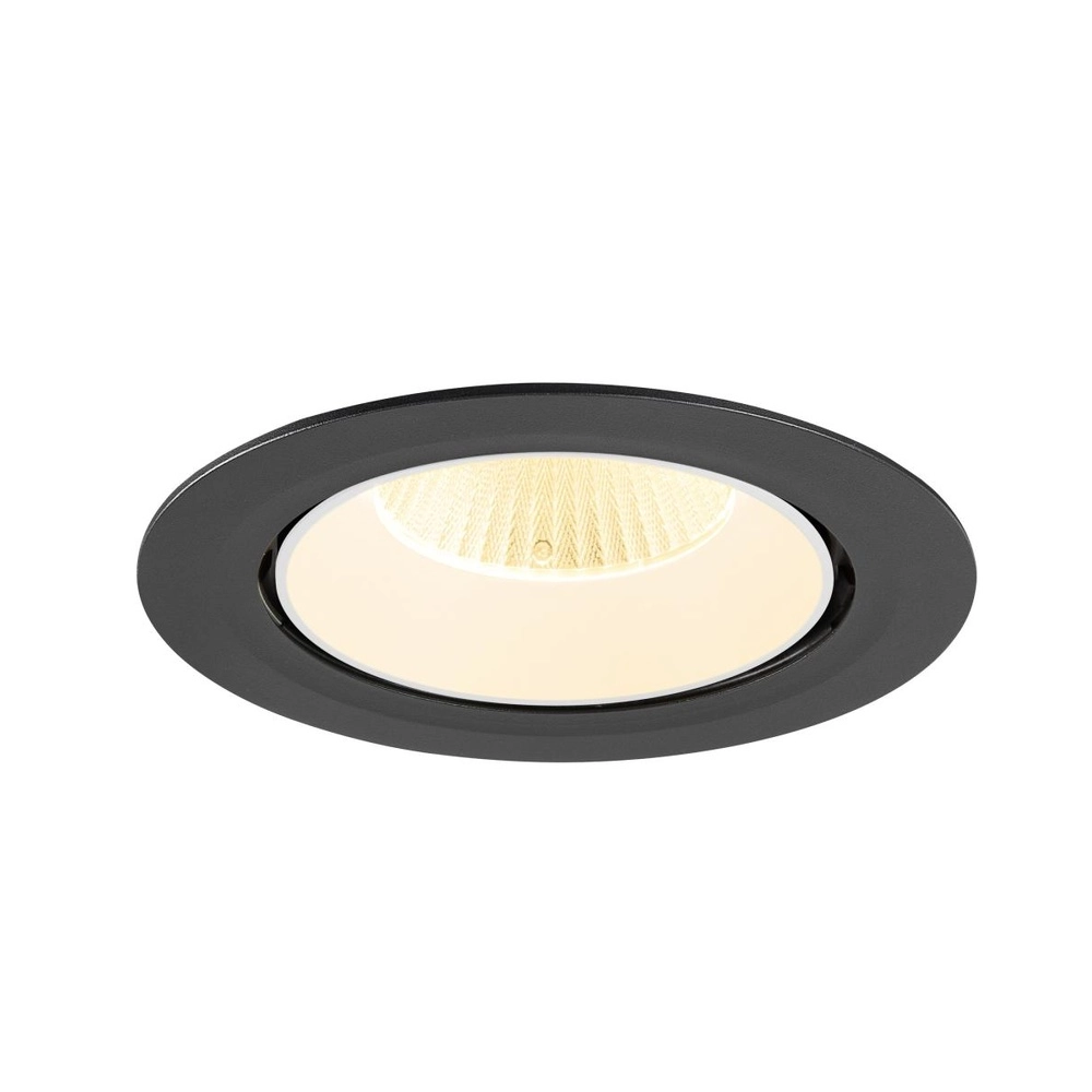 Inbouwspot Numinos Gimble XL zwart/wit 3000K - 40gr SLV 4024163308687