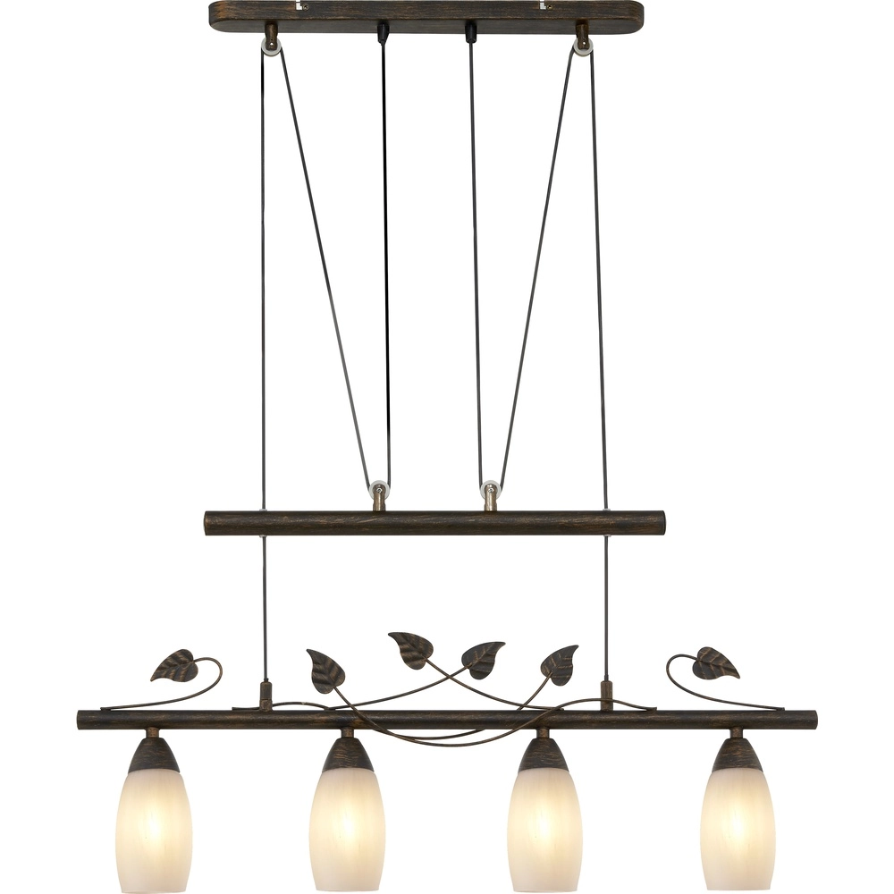 Klassieke hanglamp Venezia bruin