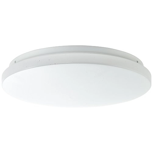 Witte plafondlamp Farica Starry 29,5cm met sterreneffect