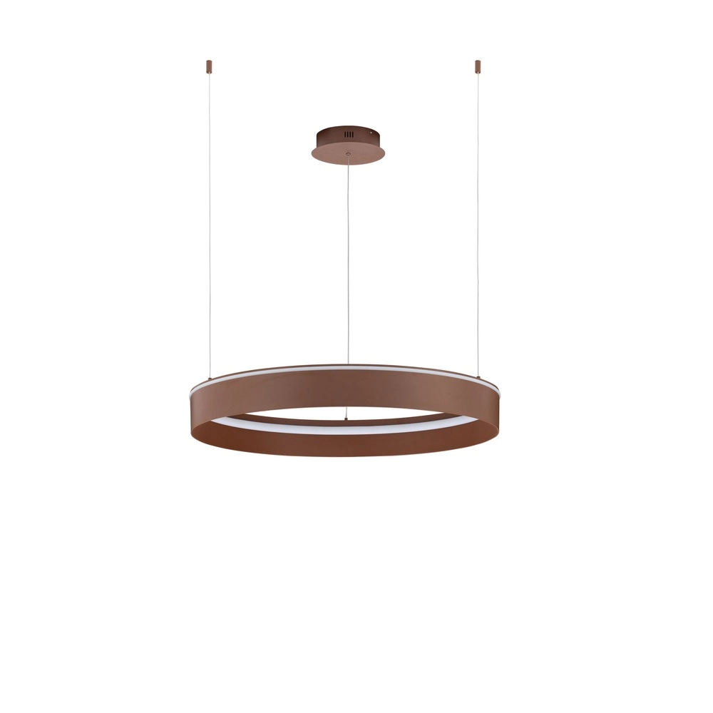 Moderne hanglamp Olivia bruin Ø 78cm Lyora 5212017494252