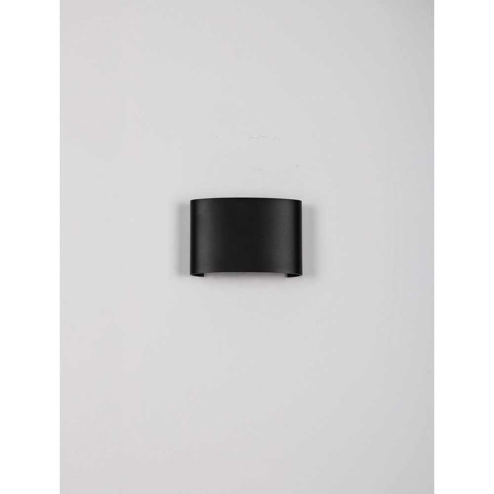 Ovale wandlamp Duomo antraciet Lyora 5212017481641