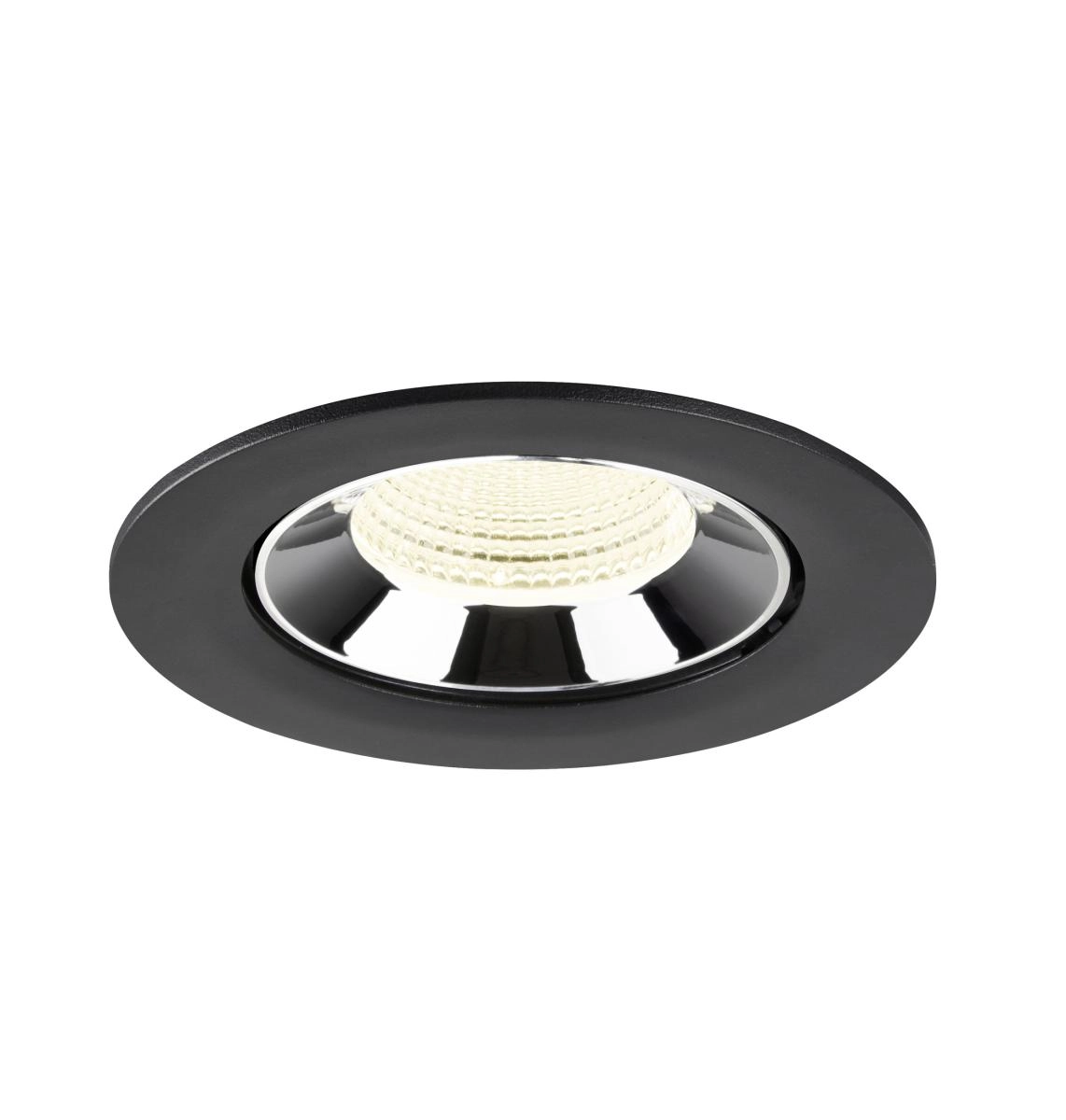 Inbouwspot Numinos Gimble L zwart/chroom 4000K - 55gr SLV 4024163310079