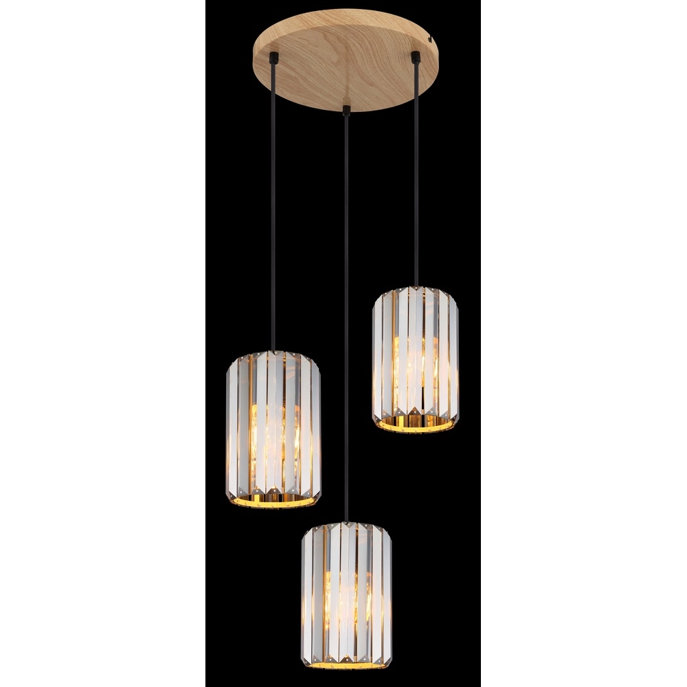 Hanglamp Run 3-lichts rond Globo 9007371516964