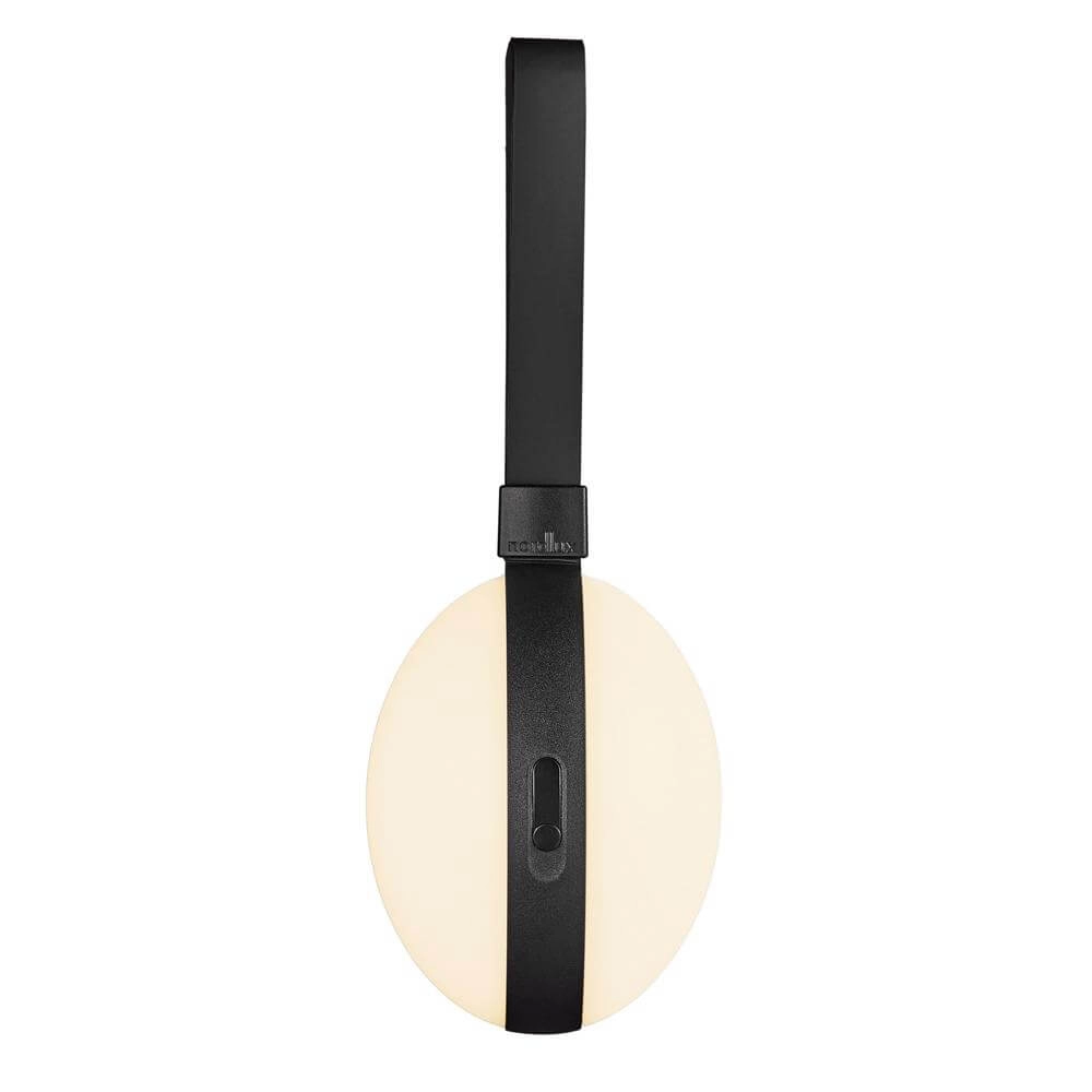 Strak tafellampje Bring To-Go zwart Ø 12cm Nordlux 5704924010545