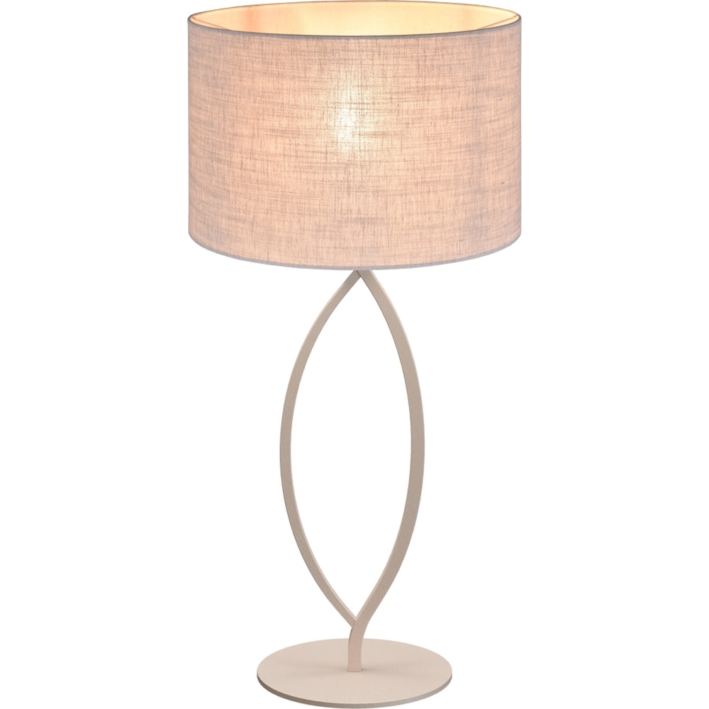Schemerlamp Terry Duno beige terra Ø 37cm