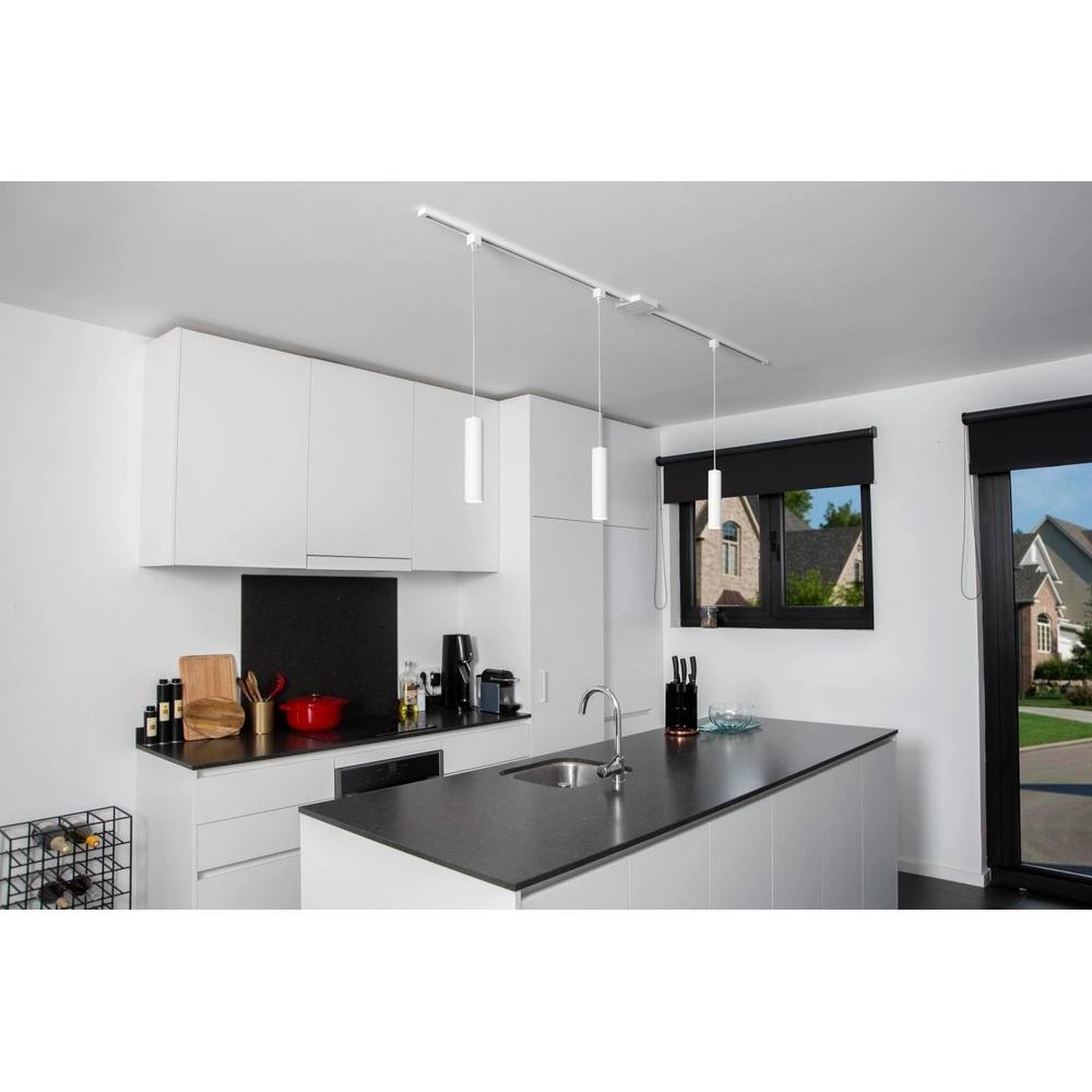 Rail hanglamp Track Floris 1-fase wit Lucide 5411212093875