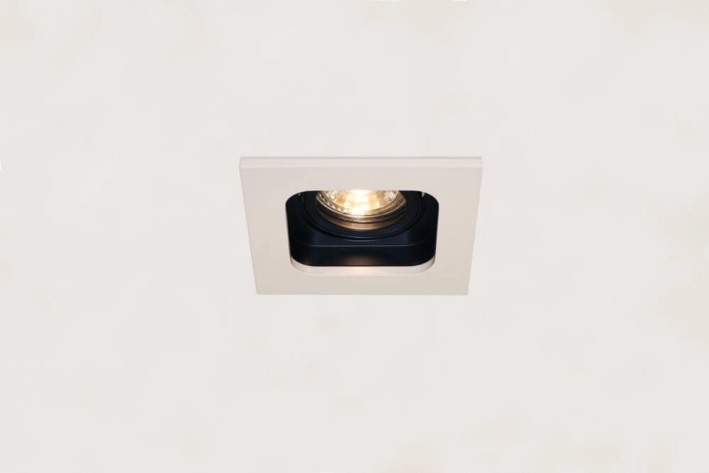Downlighter Moggio wit met zwart
