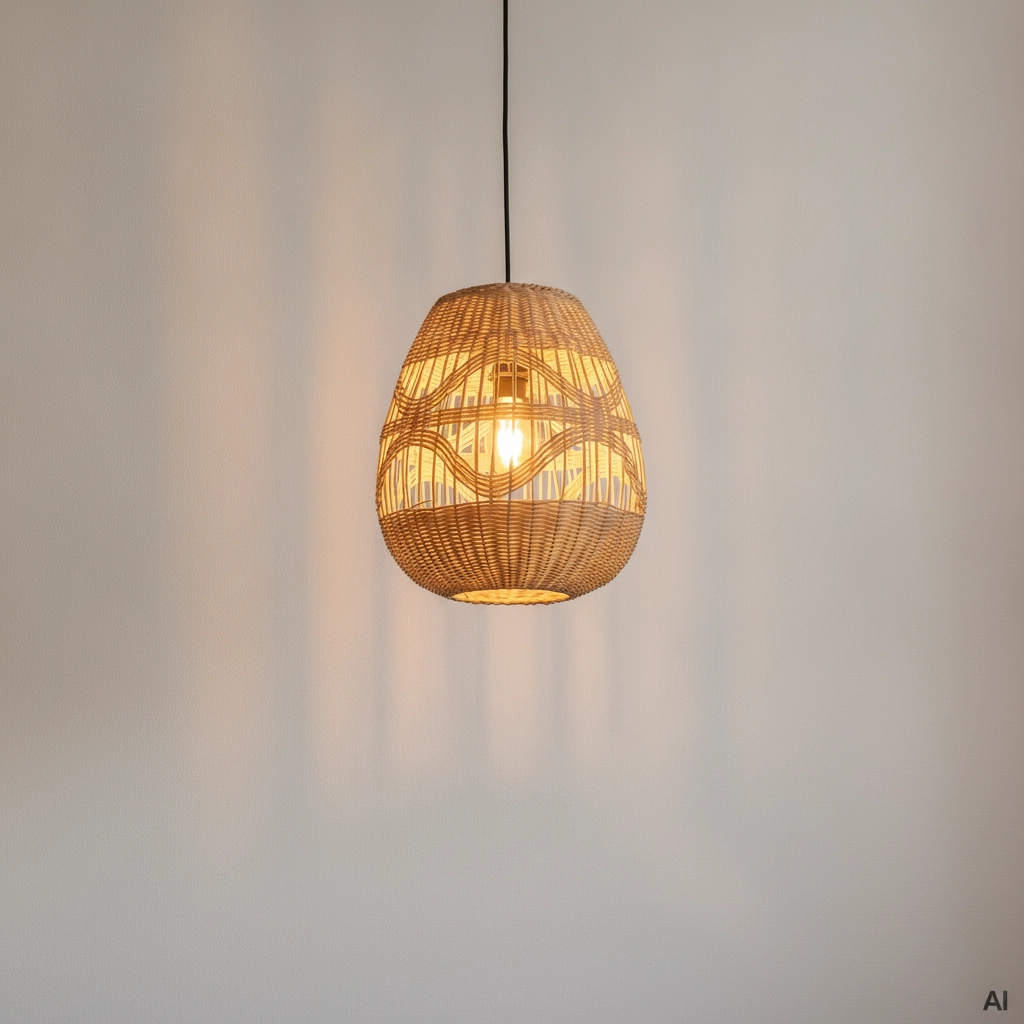 Rotan hanglamp Marlo Ø 30cm