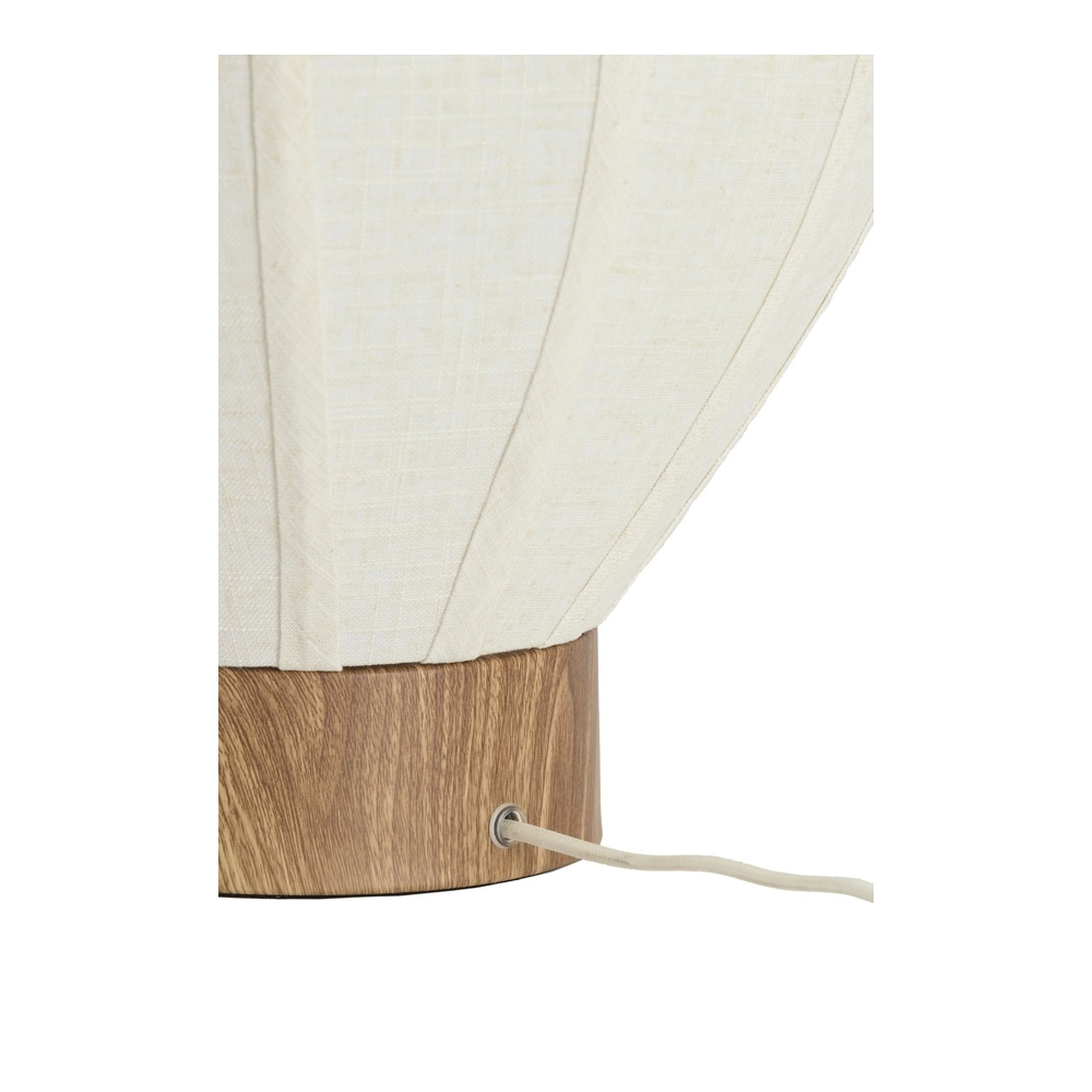 Tafellamp Kyzo Ø 35cm japandi wit Light & Living 8717807843427