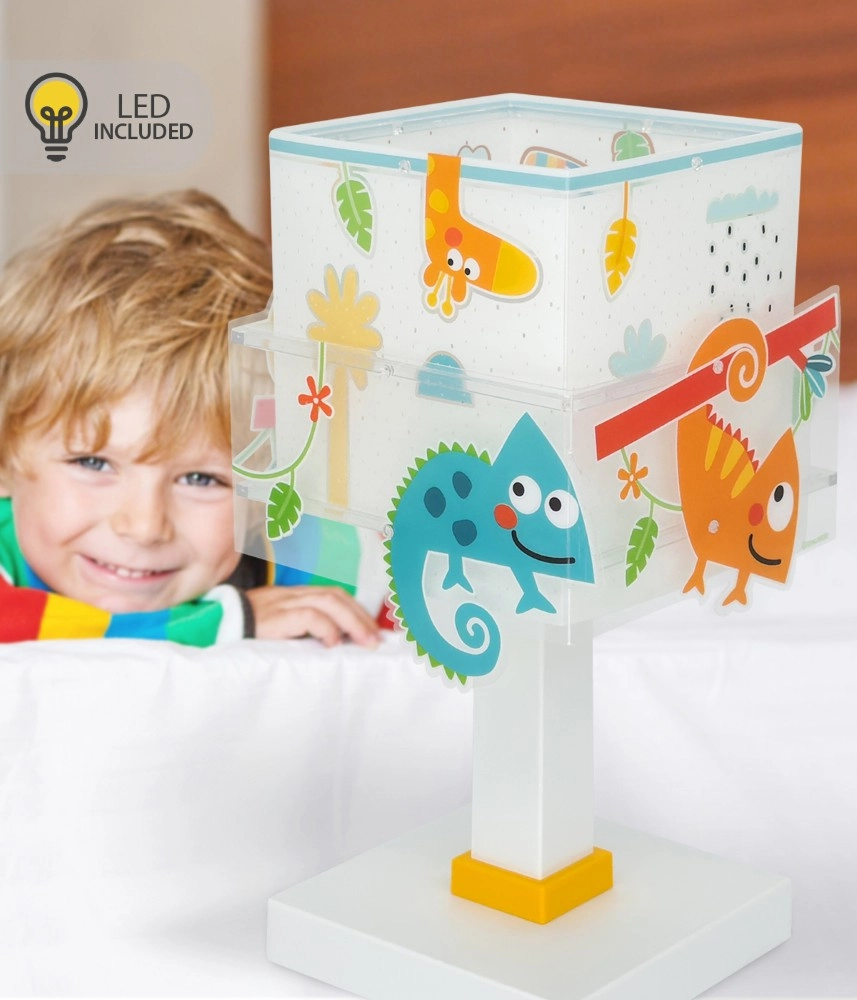 Tafellampje Happy Jungle glow in the dark Dalber 8420406002453