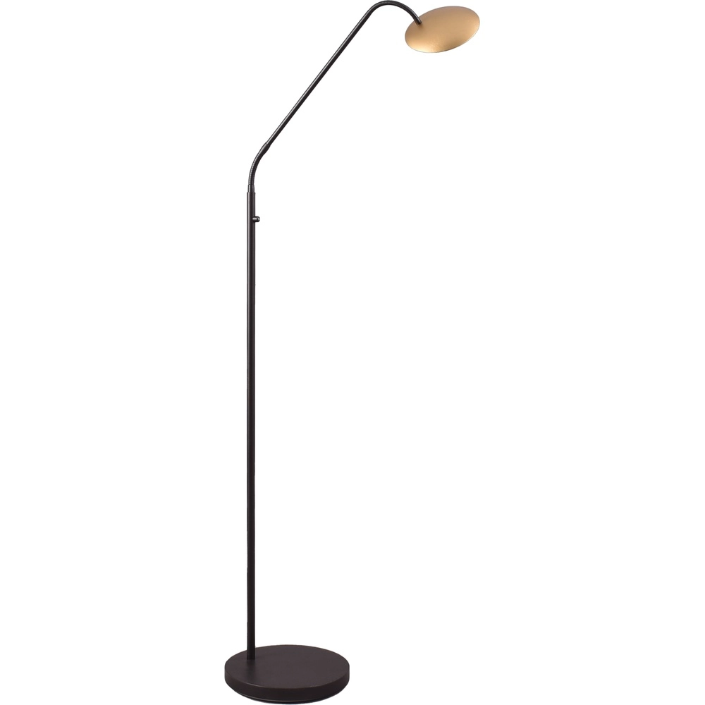 Flex leeslamp Scala zwart met goud