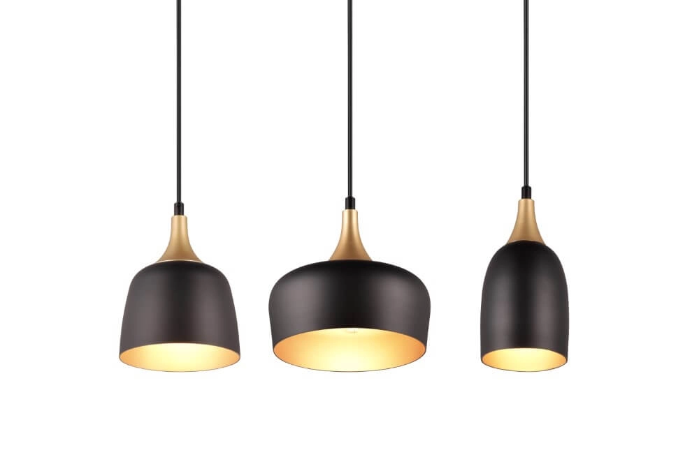 Design hanglamp Chiraz zwart 3-lichts Trio 4017807566826