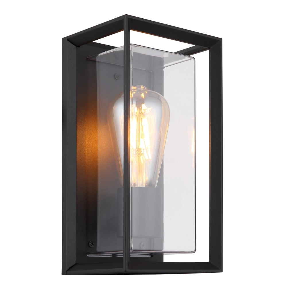 Buiten wandlamp Logana zwart