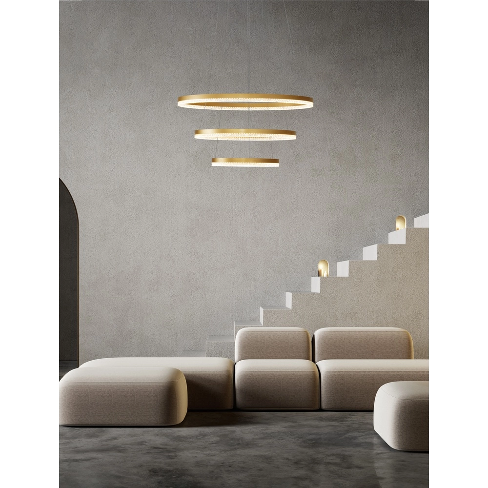 Hanglamp Adria goud Ø 80cm Lyora 5212017443830
