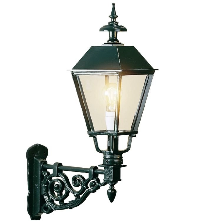 Nostalgische buitenlamp Egmond zwart