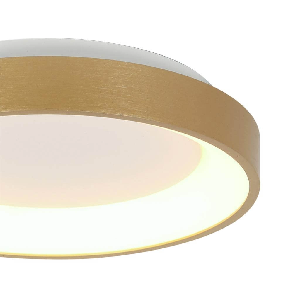 Plafondlamp Ringlede design goud Ø 38cm Steinhauer 8712746171945