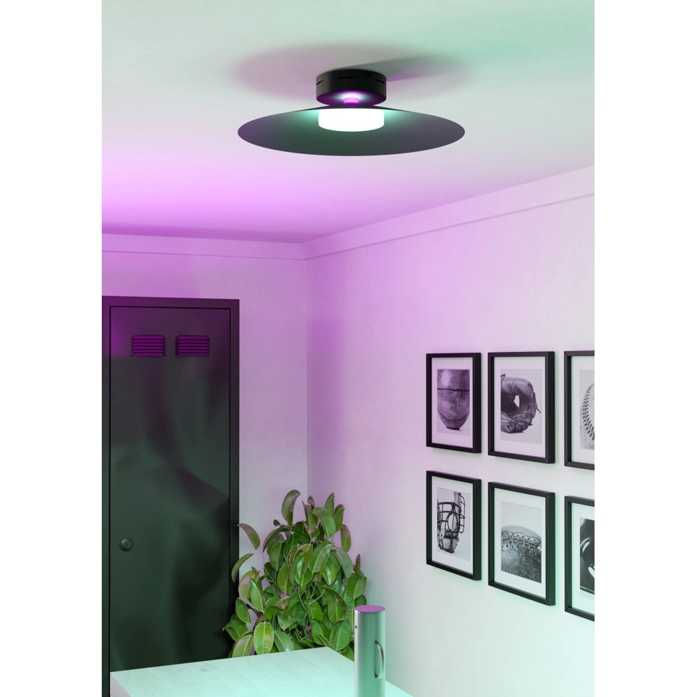 Design plafondlamp Conomavilla-Z smart zwart Eglo 9008606360581