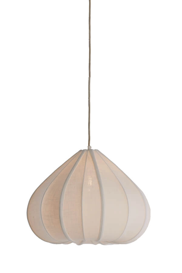 Witte hanglamp Zubeda Ø 49cm