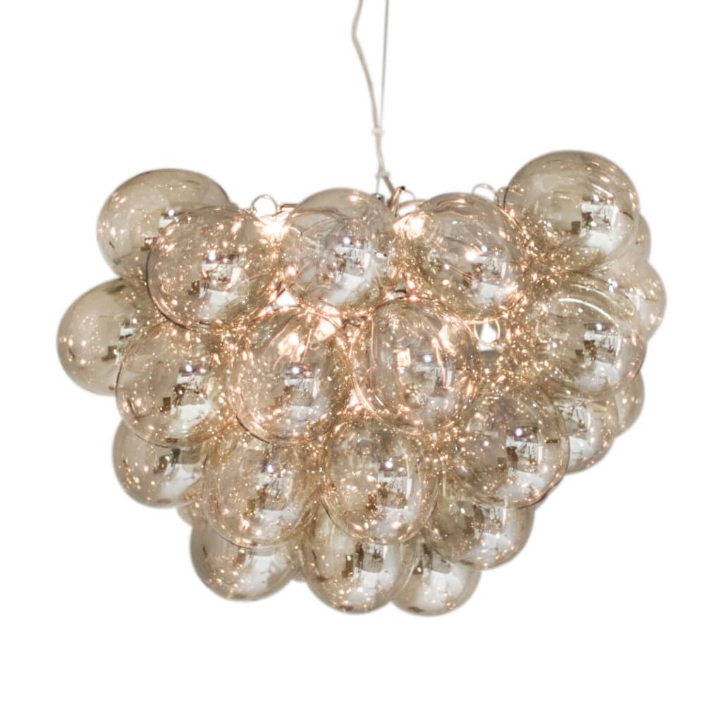Hanglamp Gross amber glas 50cm