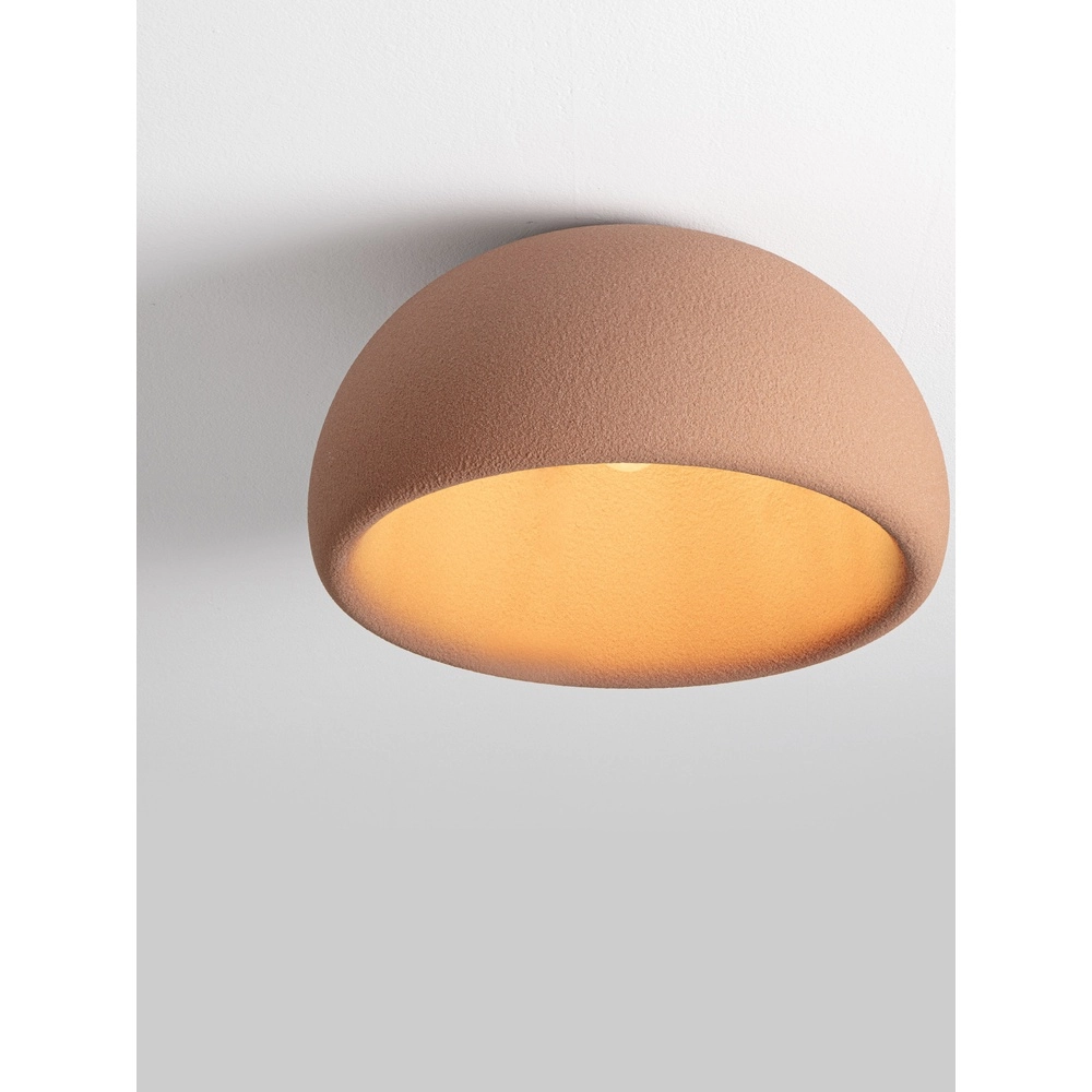 Moderne plafondlamp Davo terracotta Ø 50cm Lyora 5212017495716