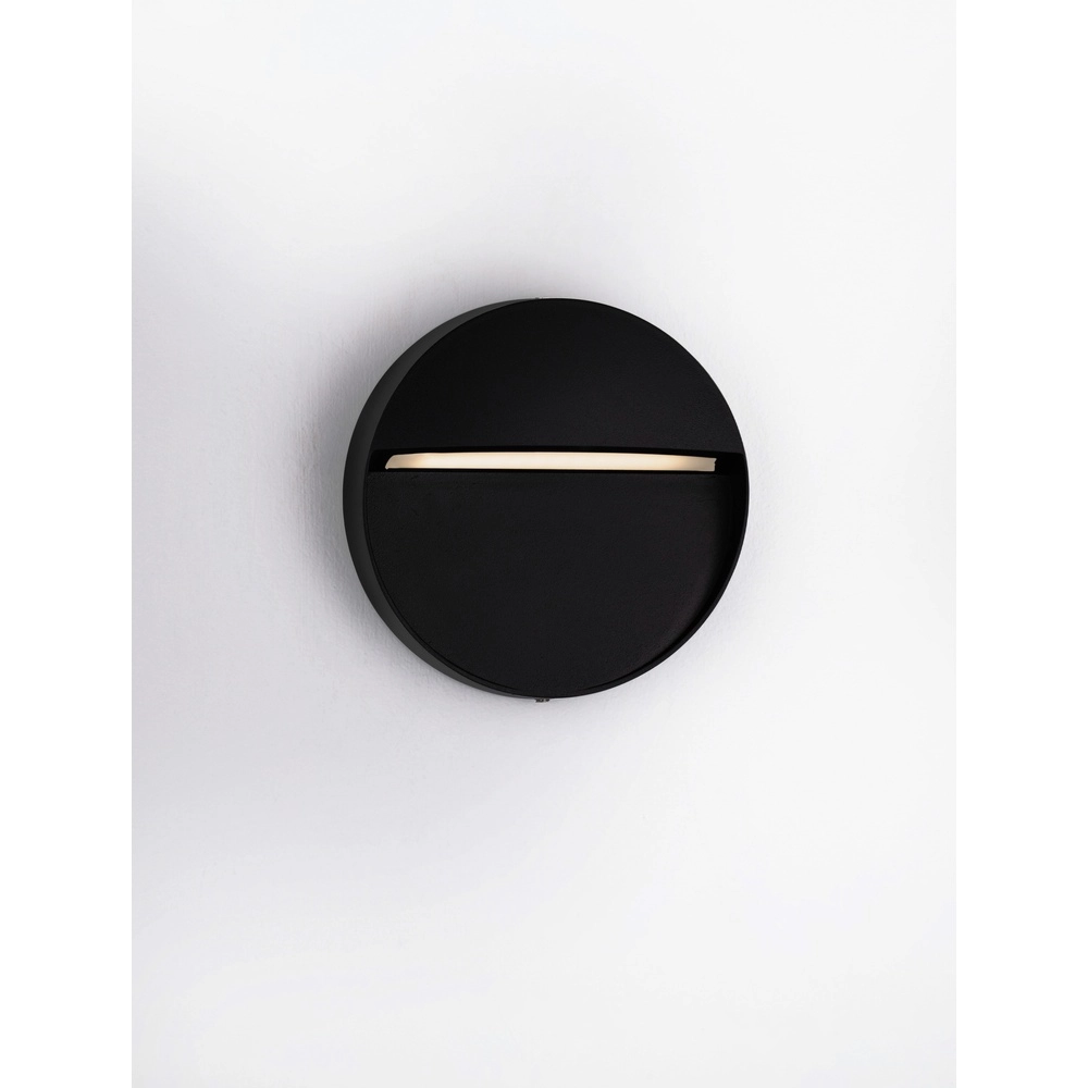 Ronde wandlamp Nectar design antraciet Lyora 5212017453846