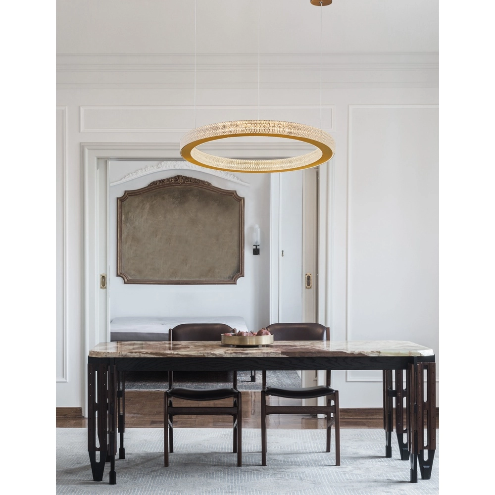 Hanglamp Fiore goud Ø 40cm