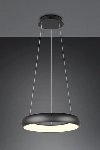 Led hanglamp Cardona zwart - Ø 45cm
