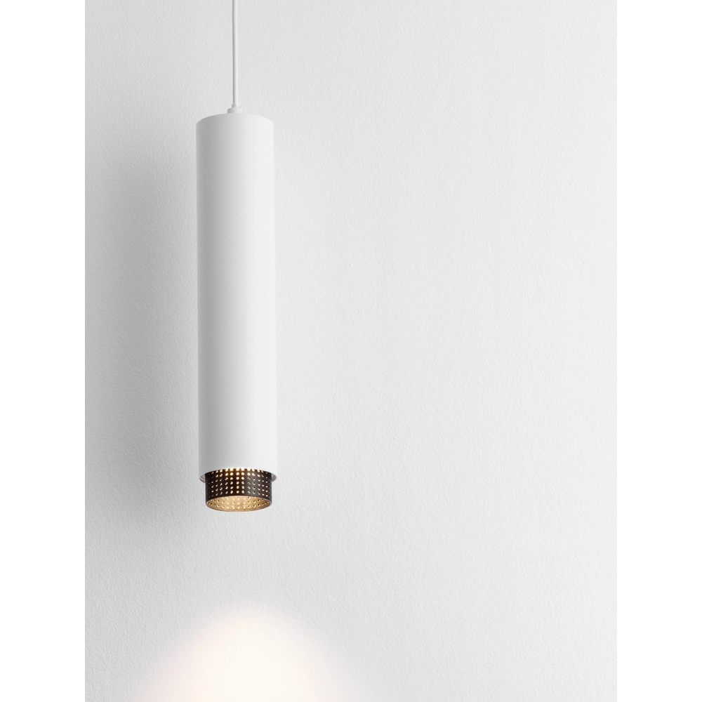 Hanglamp Nessi wit met zwart