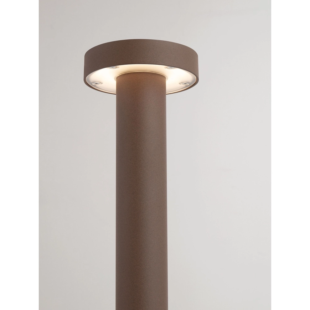 Desing tuinlamp Gong roestbruin 60cm - 2700K Lyora 5212017496225