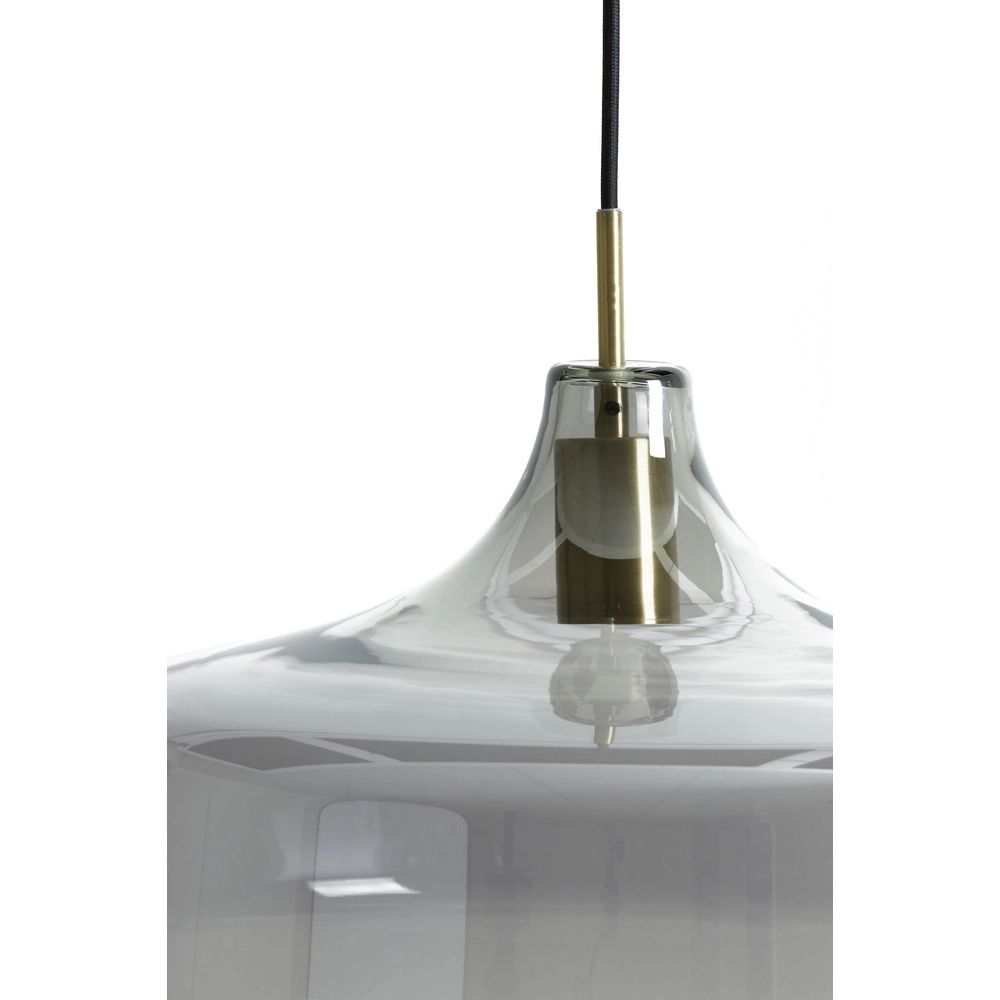 Smoke glazen hanglamp Solna Ø 39,5cm Light & Living 8717807680220