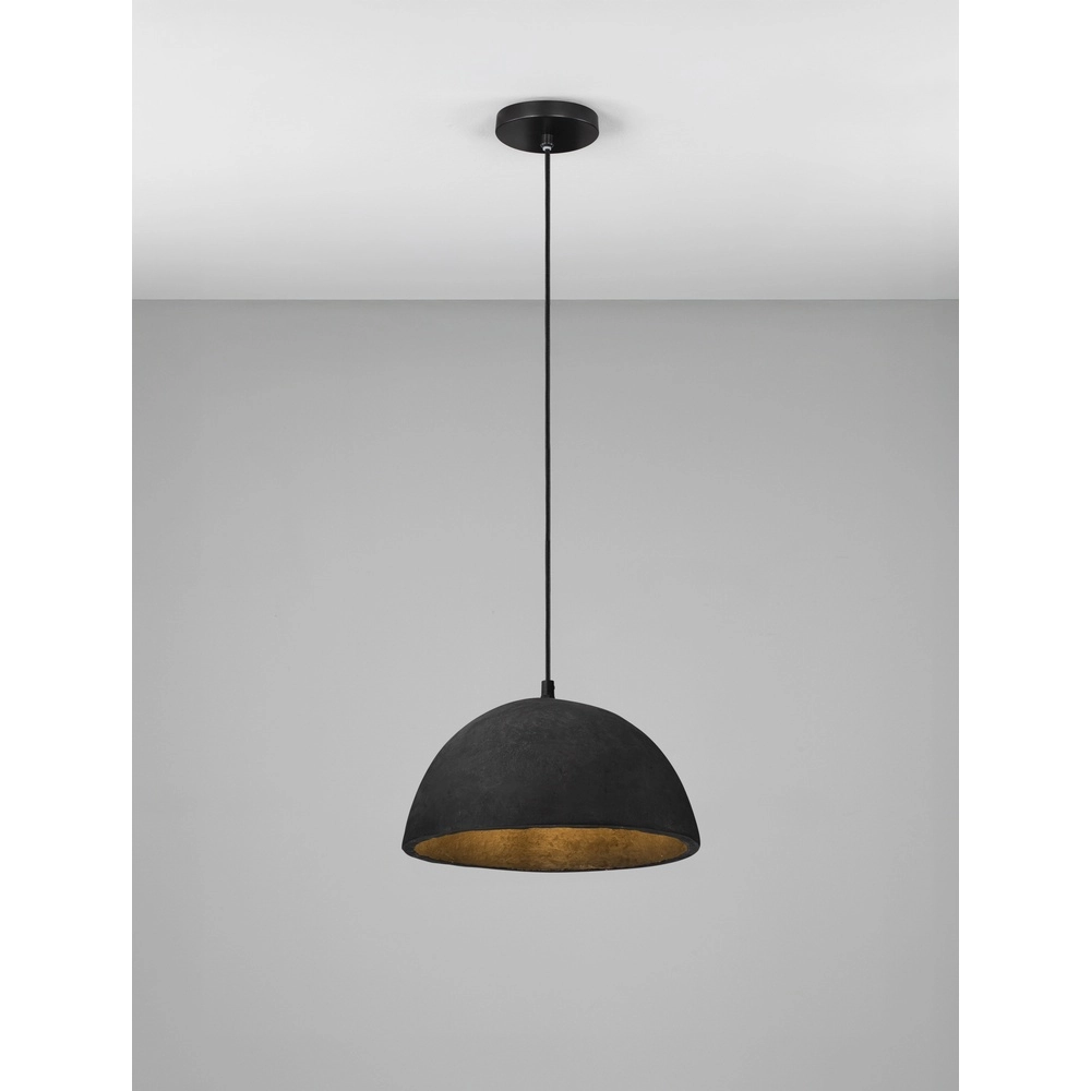 Zwarte hanglamp Talcum Ø 32cm