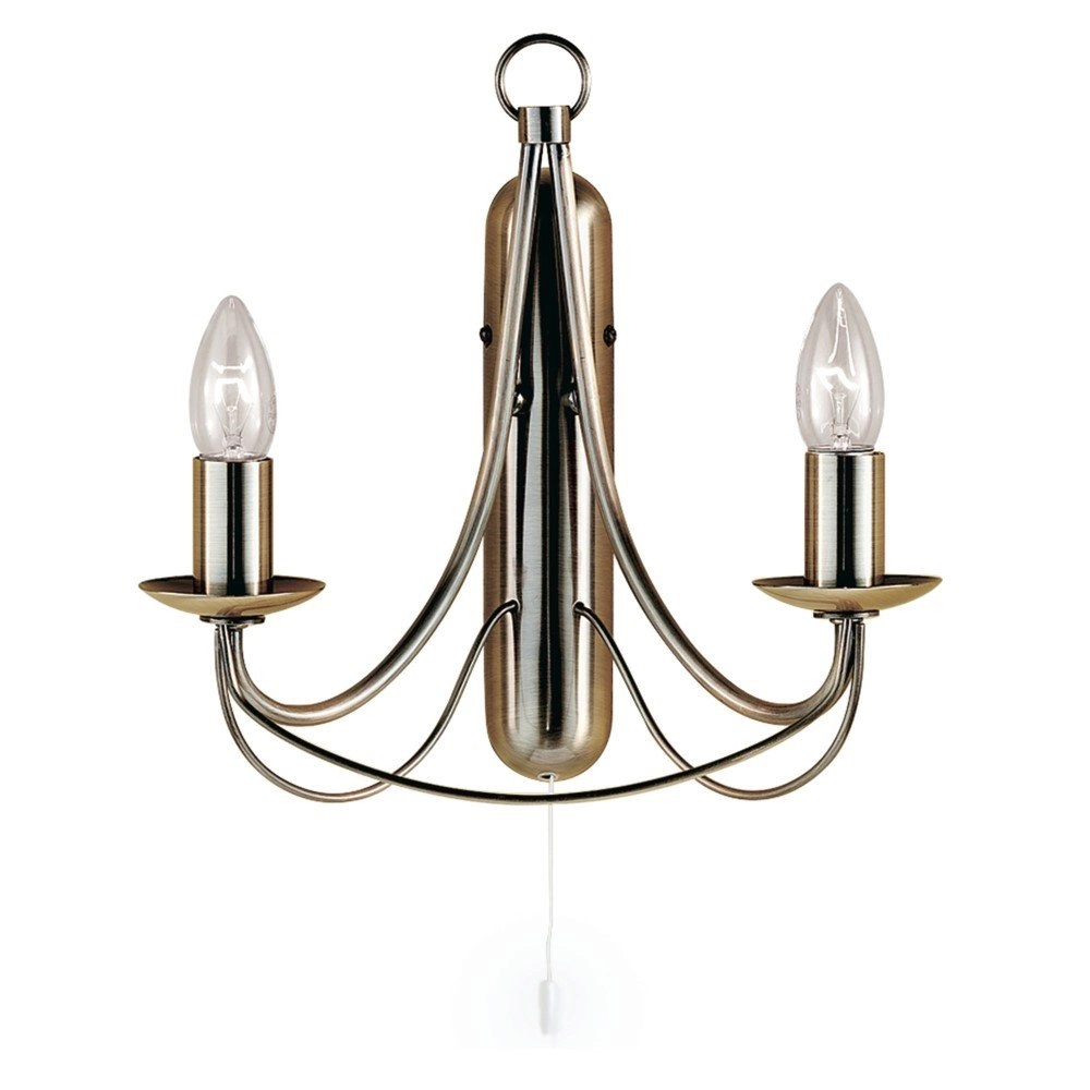 Antieke wandlamp Maypole