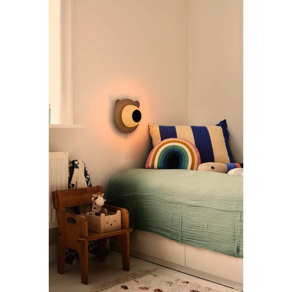 Kinder wandlamp Bruna Bear bruin Nordlux 5704924016035
