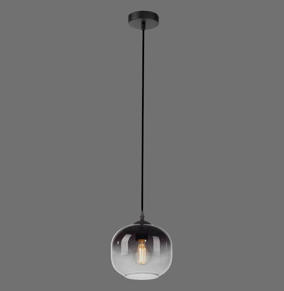 Zwarte hanglamp Zea enkel Just Light 4043689993740