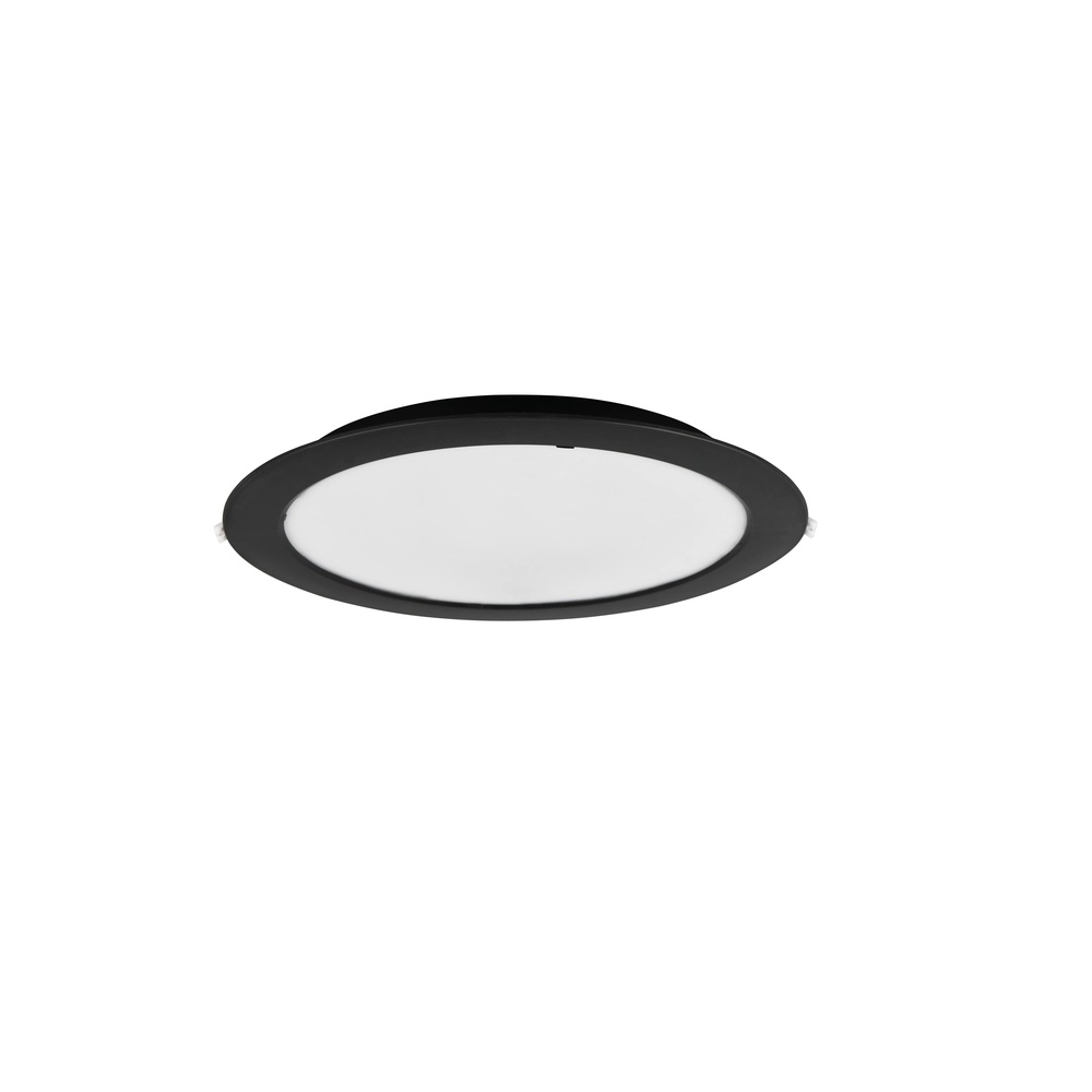 Inbouwspot Ural zwart Ø 29,4cm Trio 4017807711486
