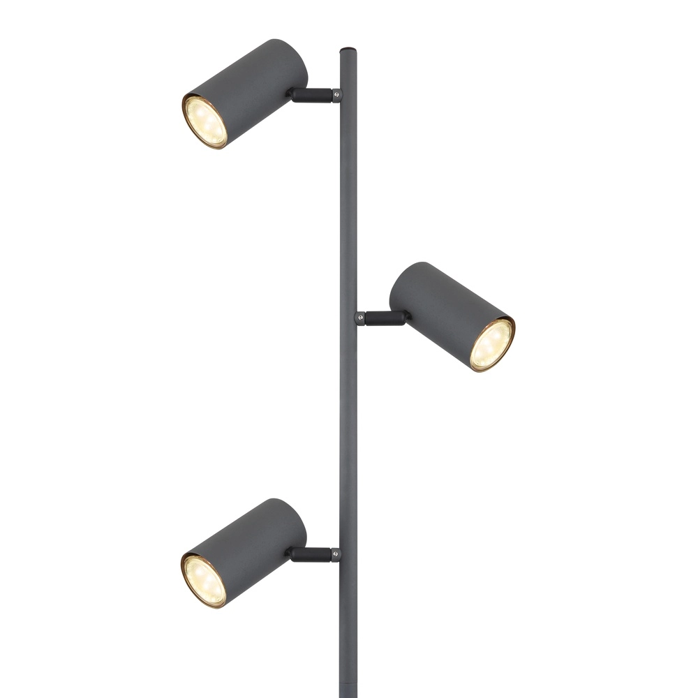 Vloerlamp 3-lichts Robby grafiet Globo 9007371425822