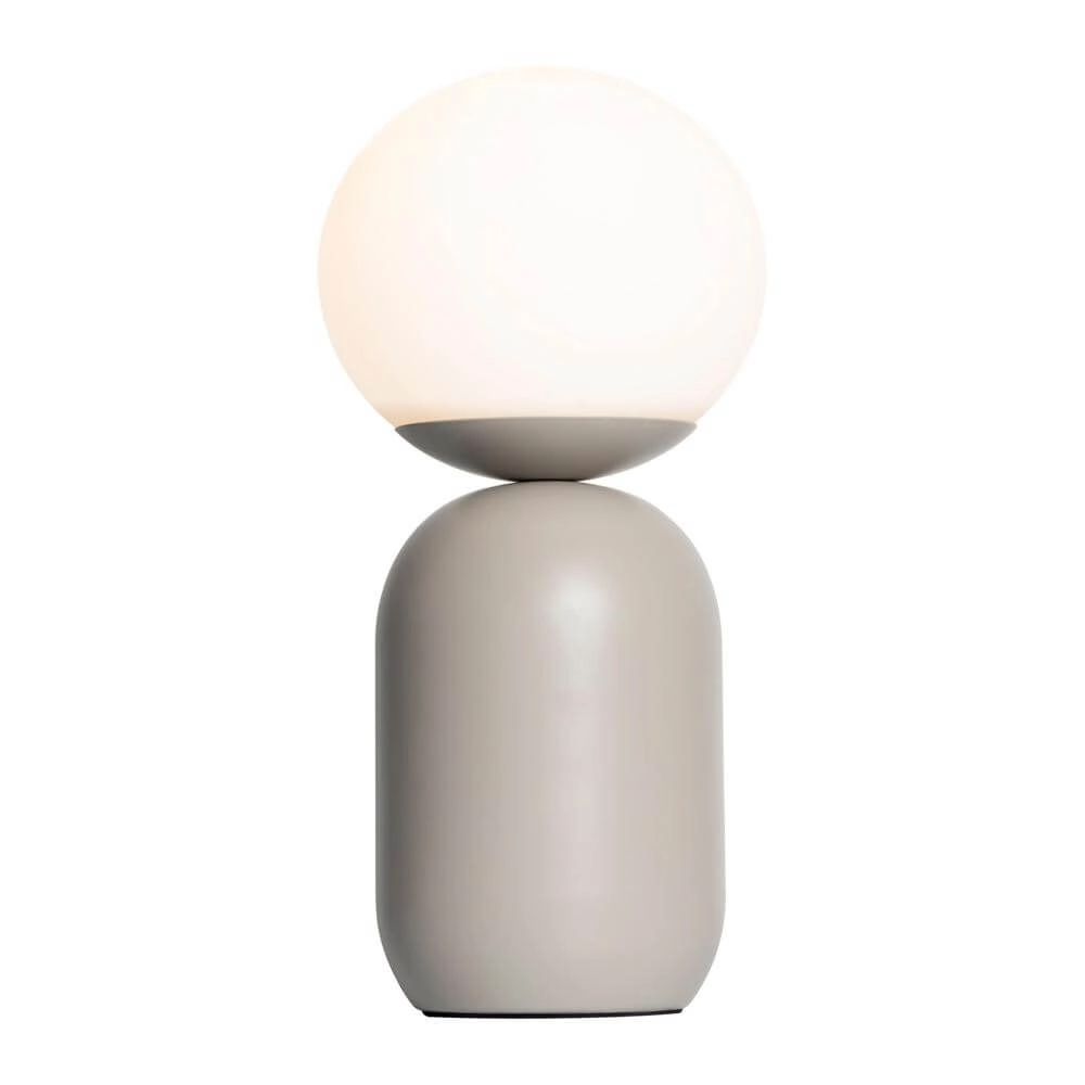 Tafellamp Notti grijs met wit Nordlux 5704924001819