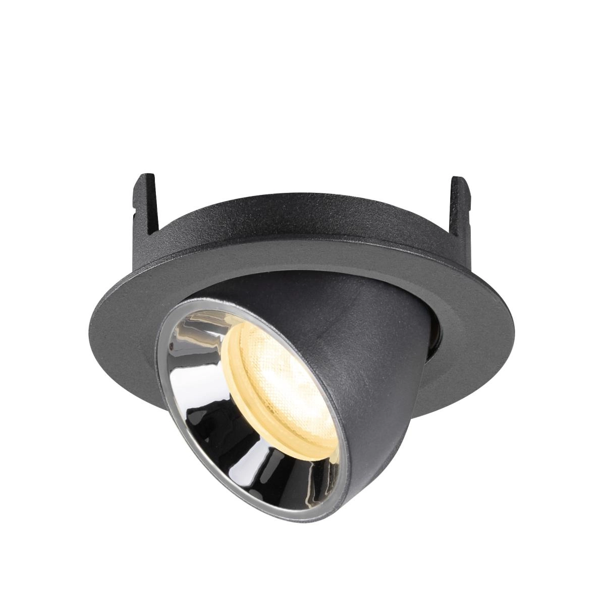 Inbouwspot Numinos Gimble XS zwart/chroom 3000K - 55gr SLV 4024163307024
