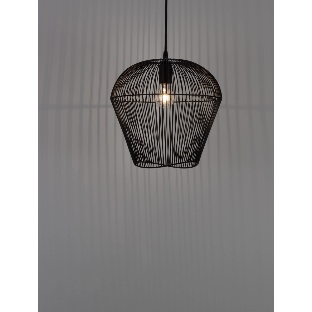 Bohemian hanglamp Bredo Ø 31,5cm zwart