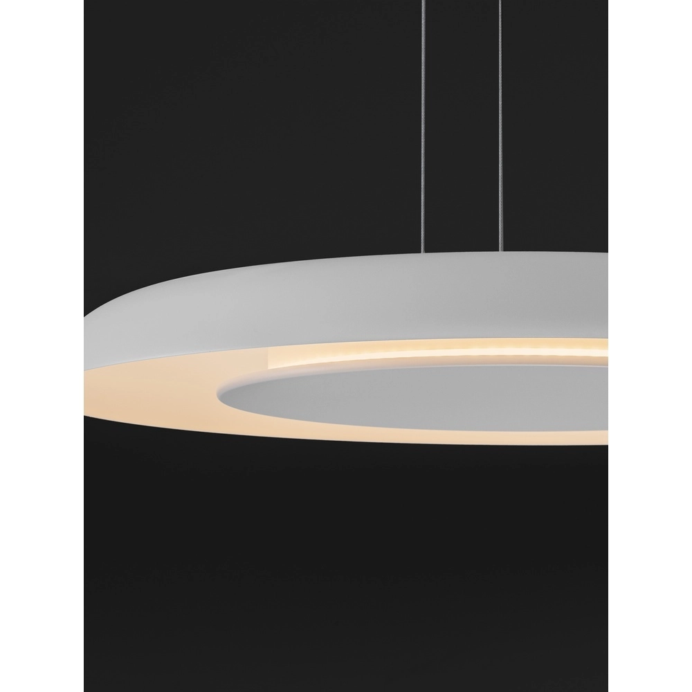 Moderne hanglamp Epos Ø 60cm wit Lyora 5212017463241