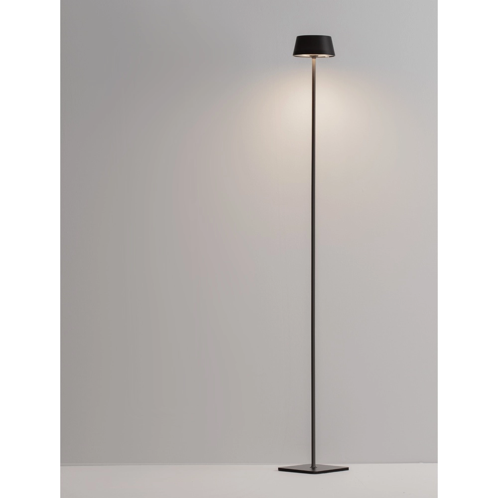 Oplaadbare vloerlamp Persea antraciet