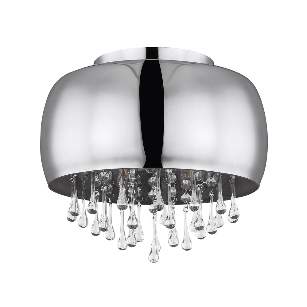 Plafondlamp Kalla Ø 35cm chroom Globo 9007371388707
